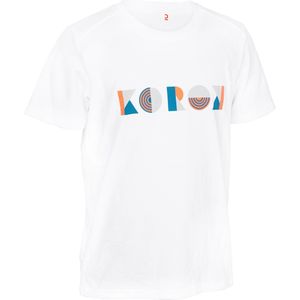 Hockey t-shirt voor meisjes fh110 roze turquoise