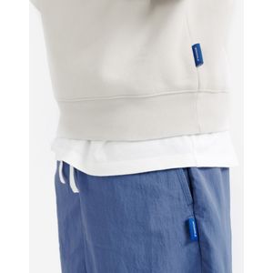 Herensweater met ronde hals elementals beige