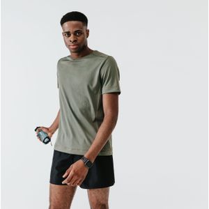 Ademende hardloopshort voor heren dry zwart