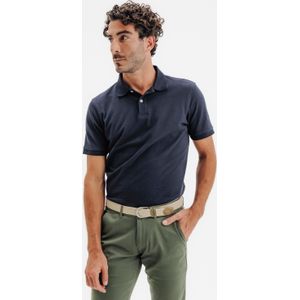 Golfpolo - Marineblauw - Heren - Korte Mouwen