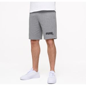 Herenshort katoen grijs