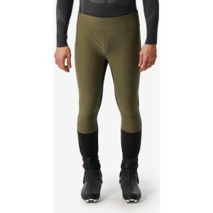 Winddichte herenlegging voor langlaufen 500 zwart/kaki