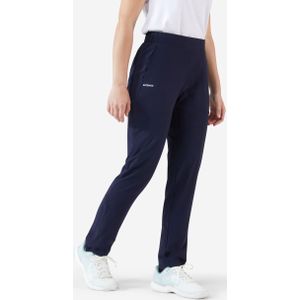Tennisbroek met zakken dames pa dry 500 marineblauw