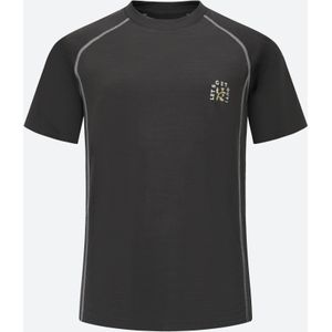 Merino wandel t-shirt kinderen 7-15 jaar mh900 grijs