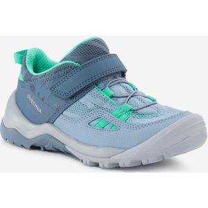 Wandelschoenen met klittenband voor kinderen crossrock blauw maat 24 tot 34