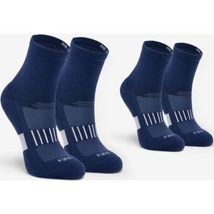 Atletiek - Kinderhardloopsokken - Marineblauw - 2 Paar
