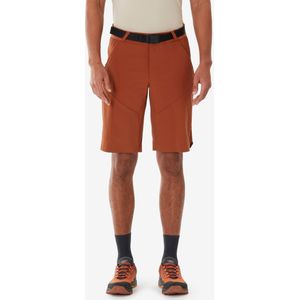 Lange wandelshort voor heren mh500 bruin