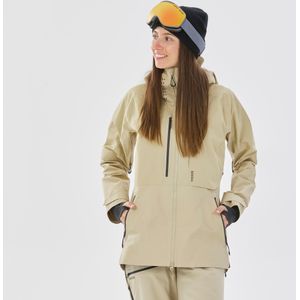 Ski-jas voor dames fr900 beige