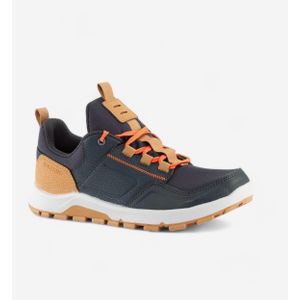 Lage wandelschoenen met veters voor kinderen nh500 low blauw 35 tot 38