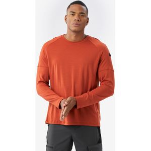 Merino shirt voor heren resist bruin