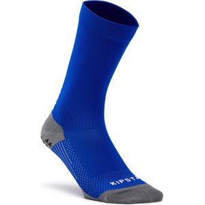 Korte antislip voetbalsokken viralto mid blauw