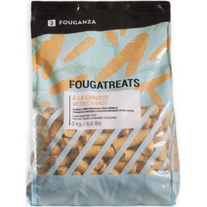 Snoepjes voor ruitersport paarden en pony's fougatreats wortel 3 kg