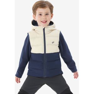 Bodywarmer nh500 voor kinderen blauw en beige