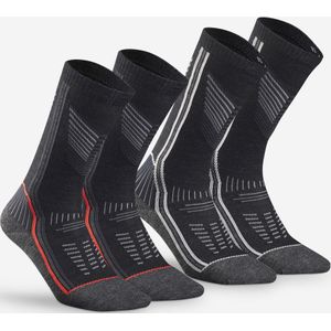 Warme halfhoge wandelsokken mh900 grijs