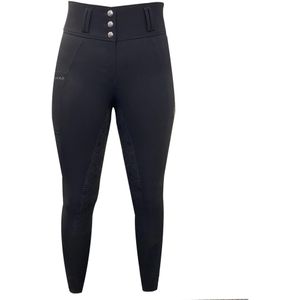 Hooggesloten rijbroek covalliero - zwart