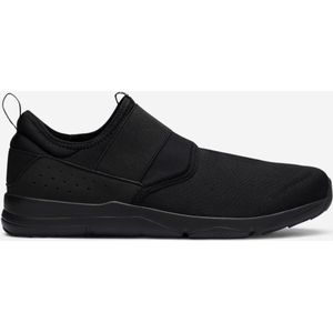 Schoenen voor sportief wandelen heren pw 160 slip-on zwart