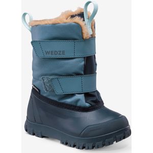Warme en waterdichte sneeuwlaarzen voor peuters sleeën 900 warm blauw