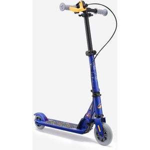 Kinderstep met rem play 5 blauw oranje