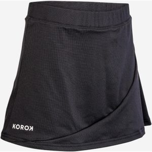 Hockeyrokje voor meisjes fh500 zwart