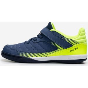 Zaalvoetbalschoenen eskudo 500 kinderen blauw/geel