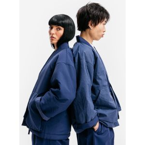 Kimono-stijl jack uppercute blauw