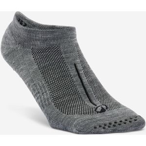 Antislip fitness sokken dames 500 grijs