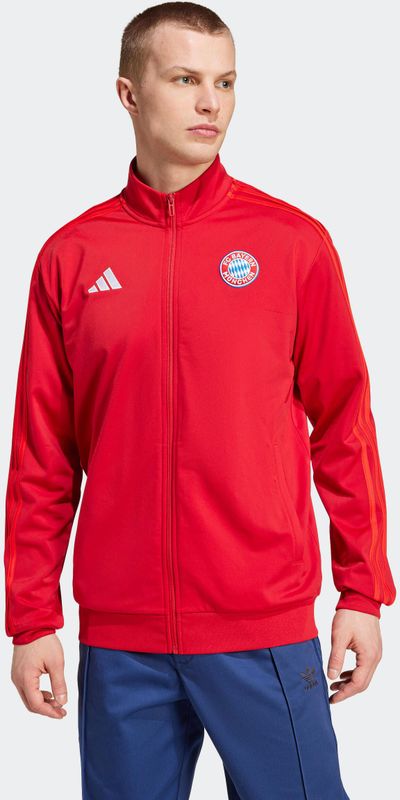 adidas - Bayern Munich DNA 2024/25 - Trainingsjack - Rood/Wit/Grijs