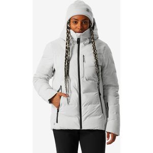 Ski-jas 500 dames warm en waterdicht beige