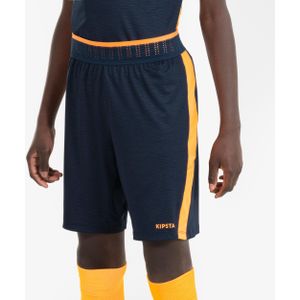 Voetbalbroekje kind clr donkerblauw/oranje