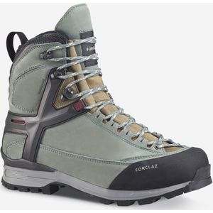 Waterdichte hoge leren trekkingschoenen voor dames mt500 ultra vibram