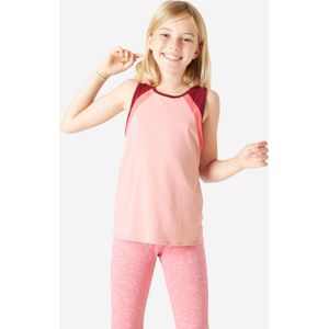 Ademende topje voor meisjes 500 roze