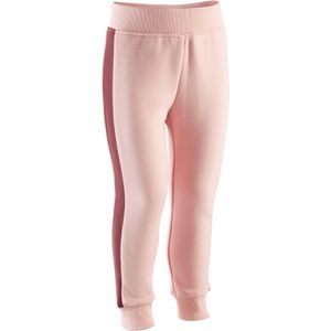 Warme broek voor kleutergym slim fit roze