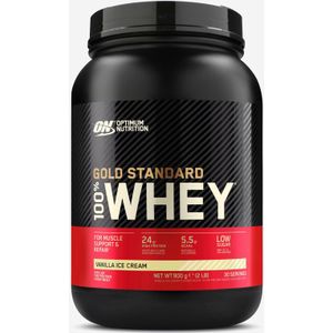 Gold standard whey vanilla ice cream 908 g