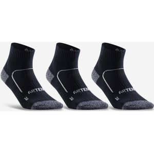 Halfhoge sportsokken voor rs 900 zwart/wit 3 paar
