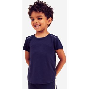 Licht en ademend t-shirt voor kinderen 500 marineblauw