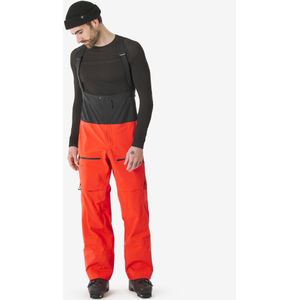 Waterdichte freeride skibroek voor heren fr900 oranje
