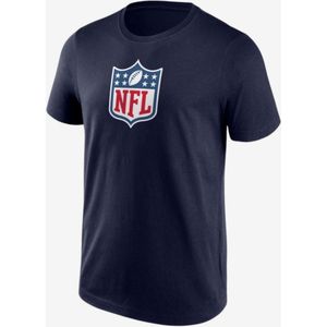 T-shirt american football logo nfl marineblauw