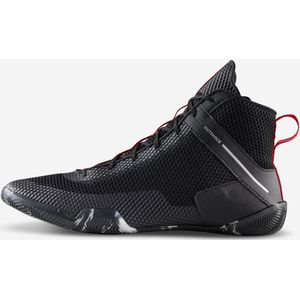 Boksschoenen voor engels boksen 500 zwart