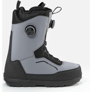 Uniseks snowboardboots dubbele draaiknop snb900 grijs
