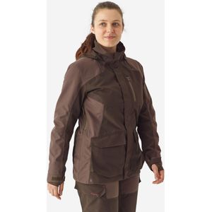 Stevige dames regenjas 500 bruin