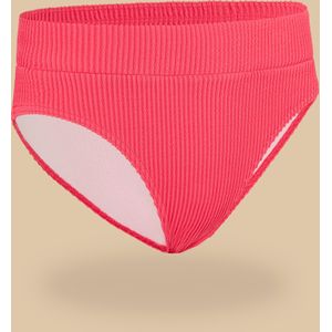 Bikinibroekje voor meisjes bao 500 hoge taille frambozenrood