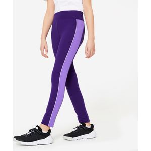 Meisjeslegging met hoge taille en zakken paars