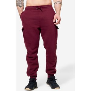 Joggingbroek fitness voor heren paars/bordeaux