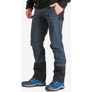 Warme en waterafstotende wandelbroek voor heren sh500 grijs