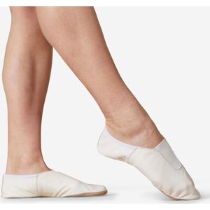 Turnschoenen voor meisjes en jongens leer wit