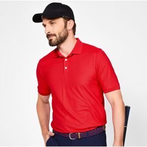 Golfpolo met korte mouwen voor heren ww500 rood