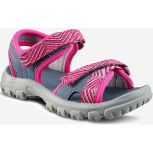 Wandelsandalen voor kinderen mh100 maat 24 tot 31 blauw/roze