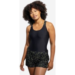 Badpak - Zwart/Kaki - Sofi Lica - Ruimvallende Short - Voor Aquafitness