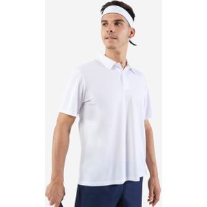 Tennispolo - Wit - Heren - Korte Mouwen