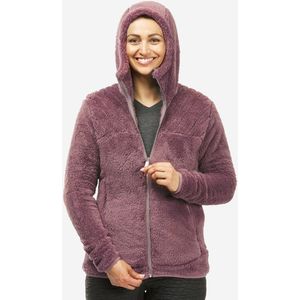 Warme wandelfleece voor dames sh500 taupe